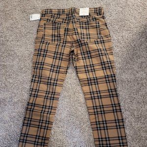 H&M Mens Skinny Fit Twill Pants Size 33R